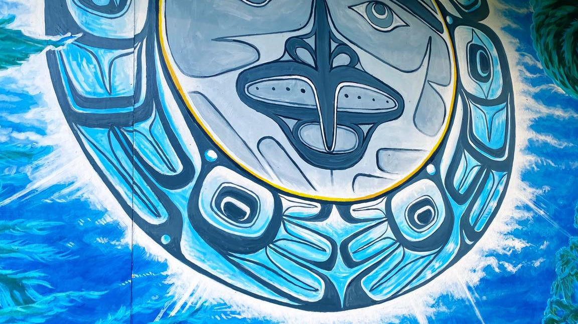 Crystal Cabin Mural by Kwi Jones Haida