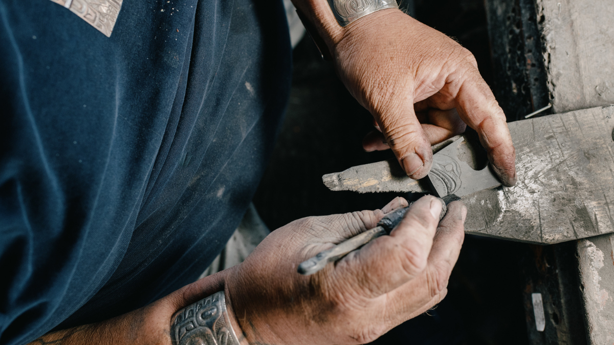 Late Haida Carver Myles Edgars
