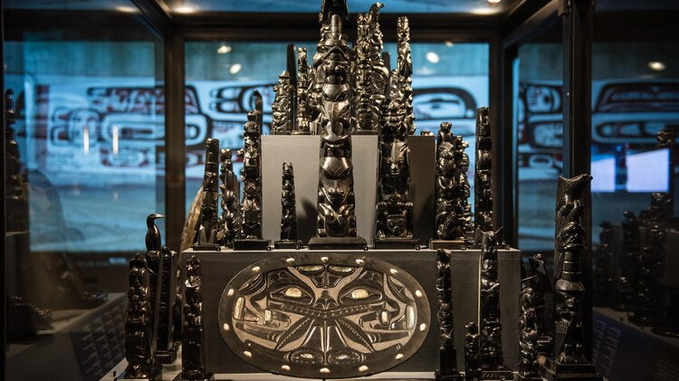 Haida Indigenous Argillite Carvings Vancouver Museum