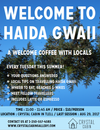 A Welcome Coffee with Haida Gwaii Locals