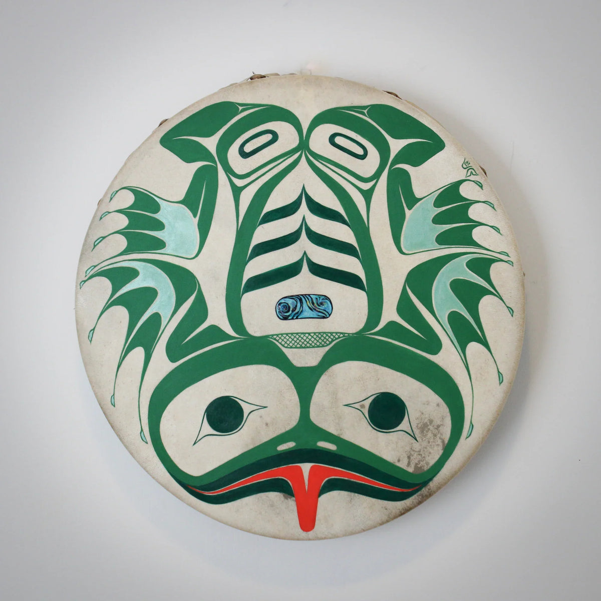 Hadia Native Drum with a dark background