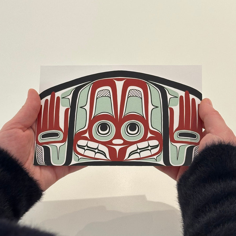 Haida Mouse Woman Greeting Cards by Alyson Bell (Haida)