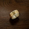 14K Gold and Sterling Silver Raven Band by James Sawyer