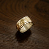 14K Gold and Sterling Silver Raven Band by James Sawyer