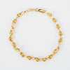Crafted in radiant 14K Italian gold, this Gucci puff link bracelet offers timeless elegance with a modern edge.  Whole Bracelet