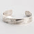 Sterling Silver Narrow Hummingbird Bracelet by Alvin Adkins (Haida)