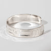 Hand carved sterling silver Raven bracelet by Haida artist Alvin Adkins side view