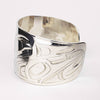Sterling Silver Hummingbird Bracelet by Alvin Adkins (Haida)
