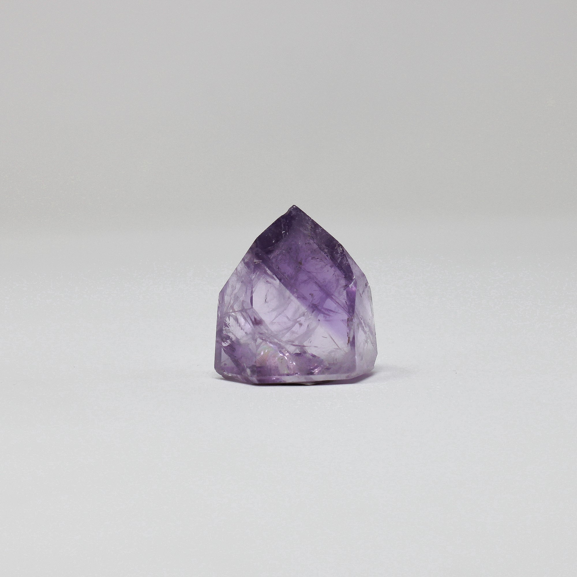 Amethyst Polished Points with Natural Rainbows