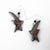 Argillite Shooting Star Earrings by Amy Edgars (Haida)