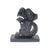 Argillite Standing Wolf Carving by Amy Edgars (Haida)