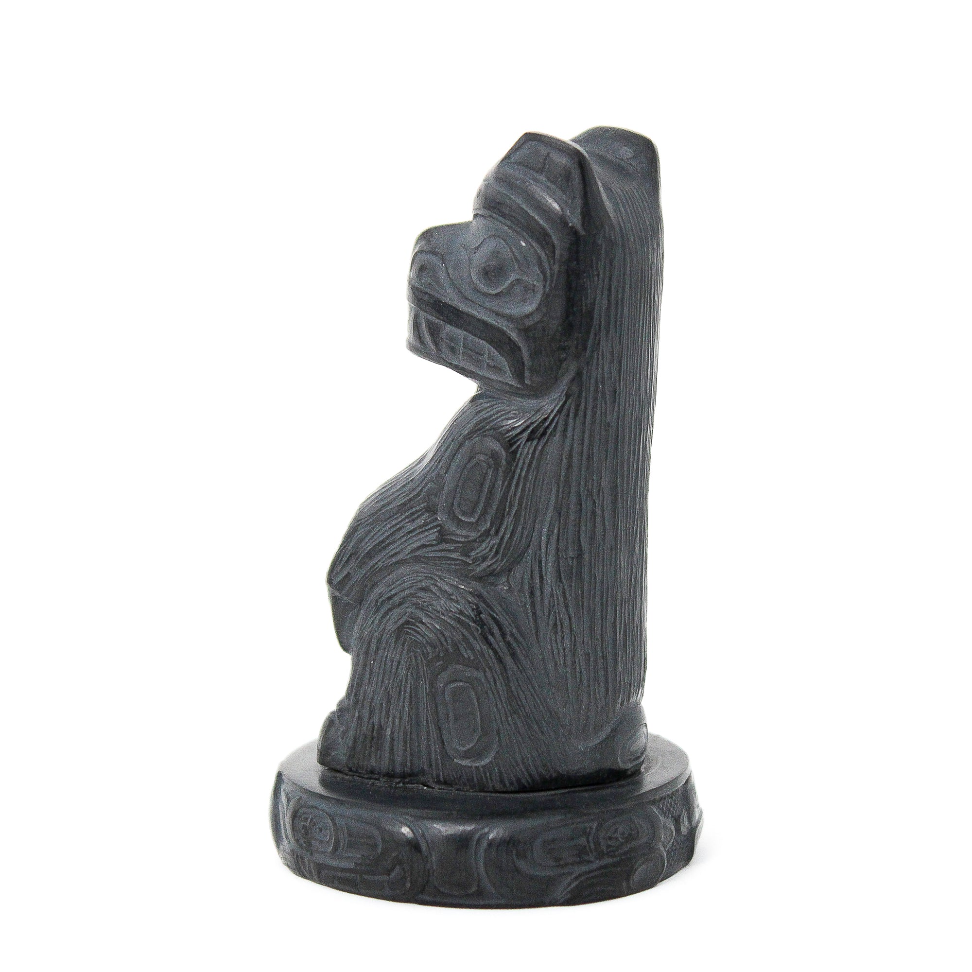 Haida Gwaii Argillite carving, Hand Carved by Artist and Argillite Carver Melanie Russ