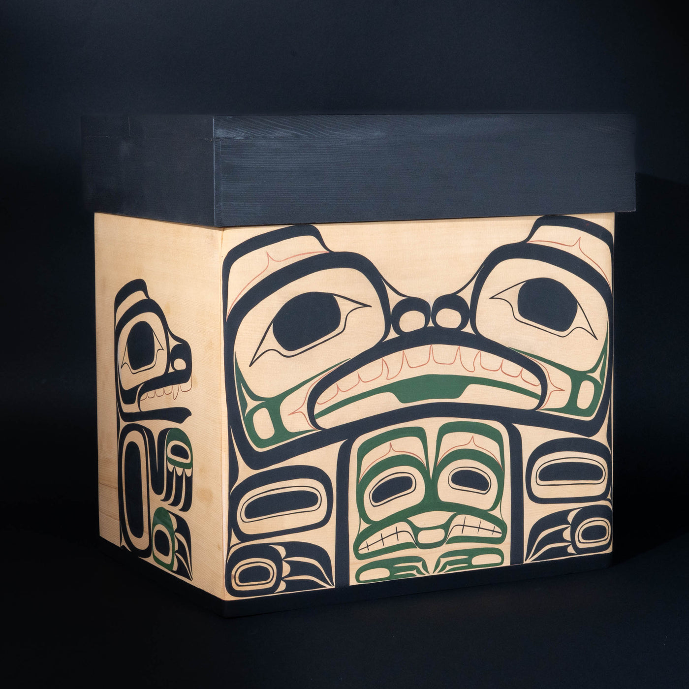 Bear Mother | Original Bentwood Box Artwork | By Daisy White | Haida Artist