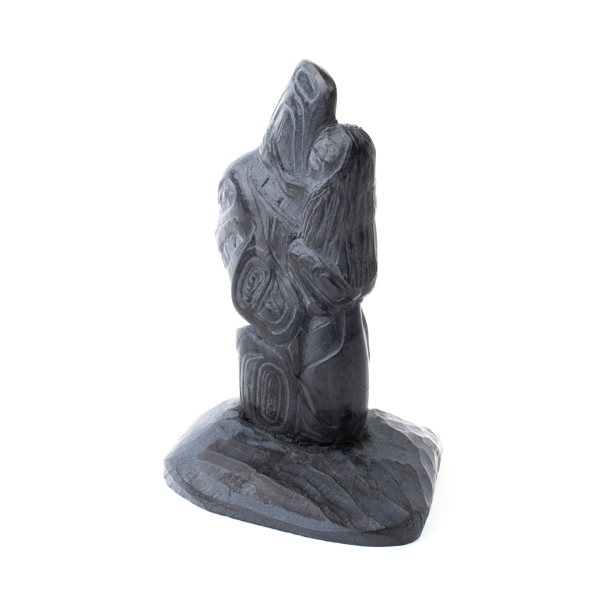 Argillite Boy Rides Killer Whale by Melanie Russ