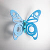 Hand made painted wood butterfly, a messenger to the spirit realm hand painted by Indigenous artist Morgan Asoyuf