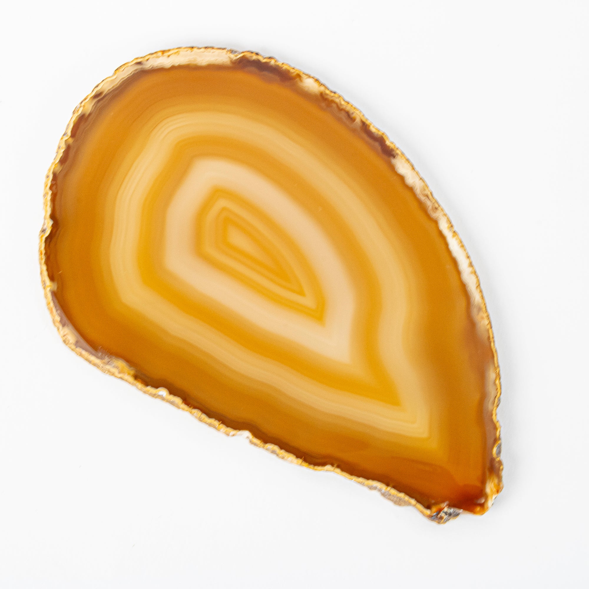 Small Orange Carnelian Agate Slice