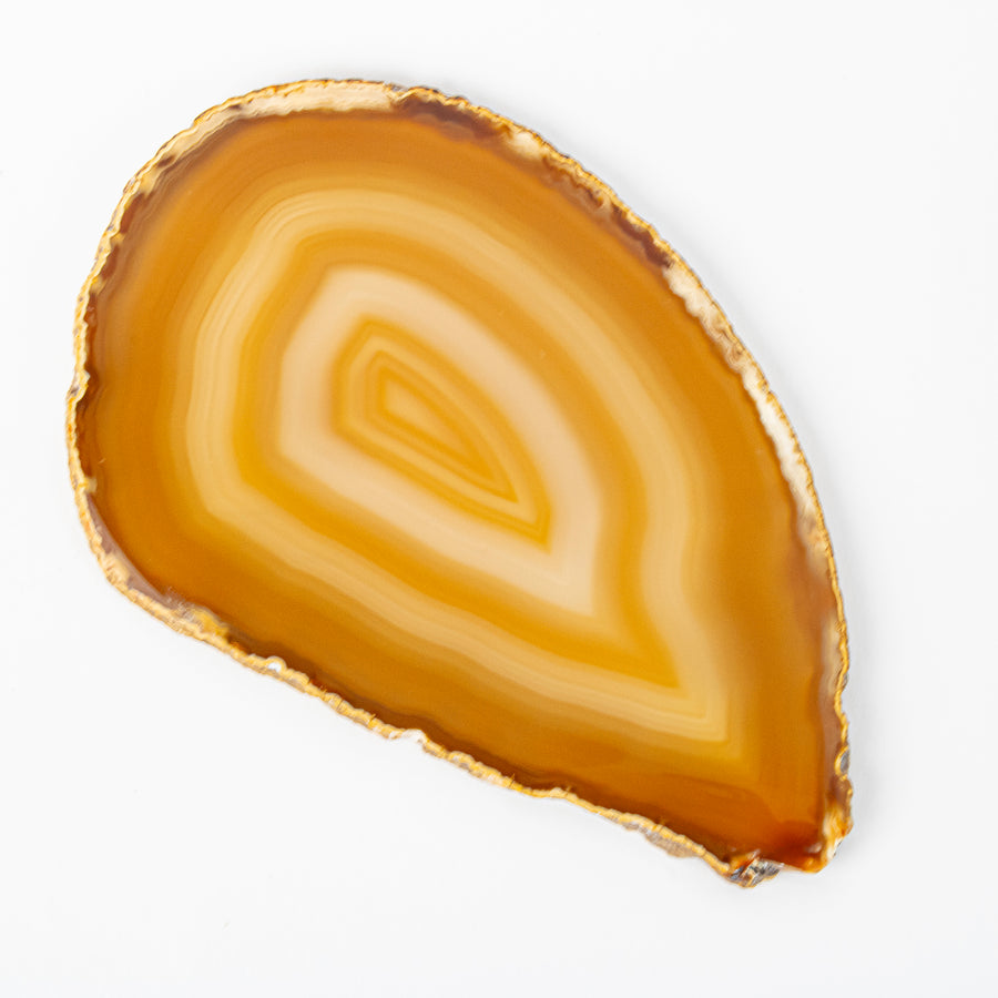 Small Orange Carnelian Agate Slice