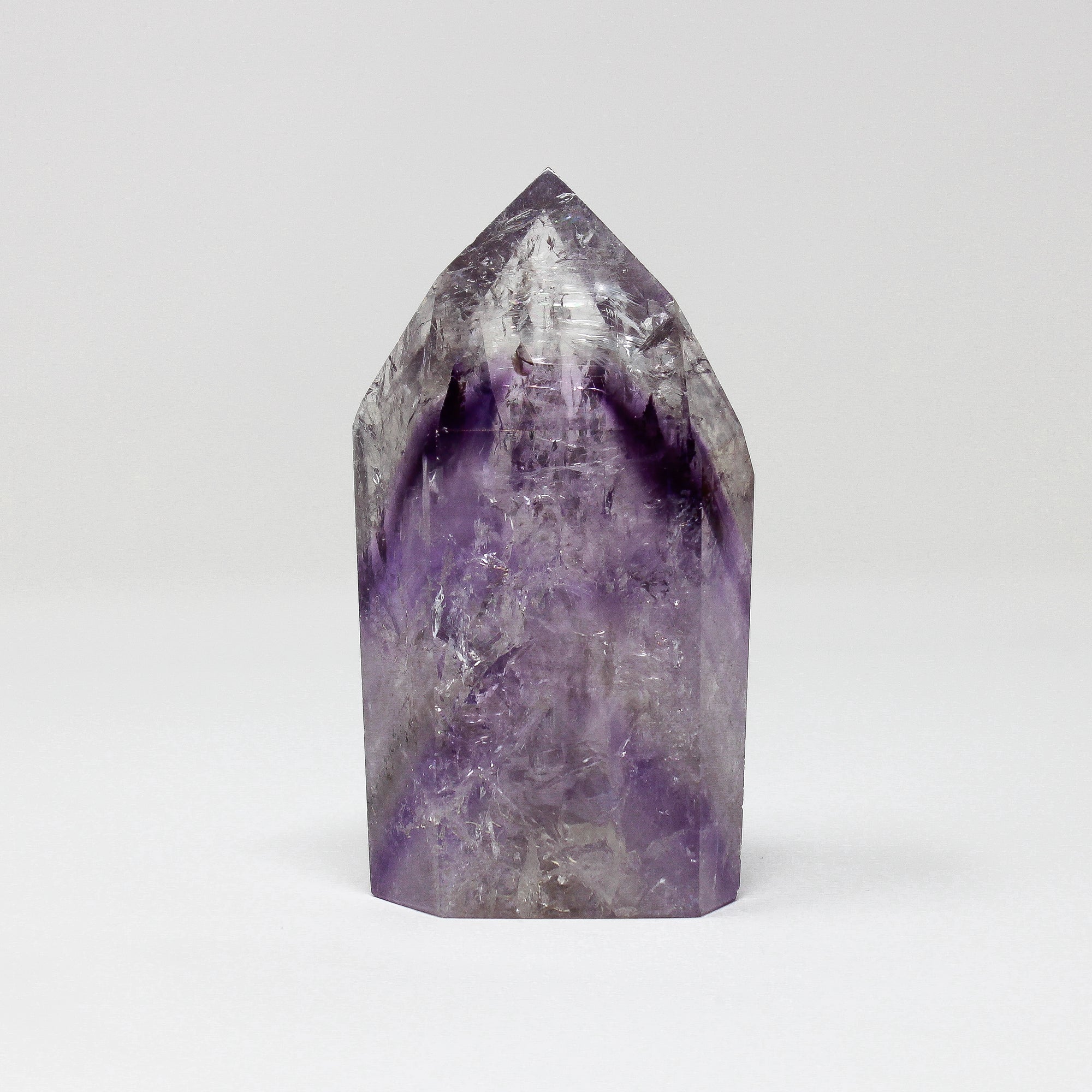 Chevron Amethyst Polished Points