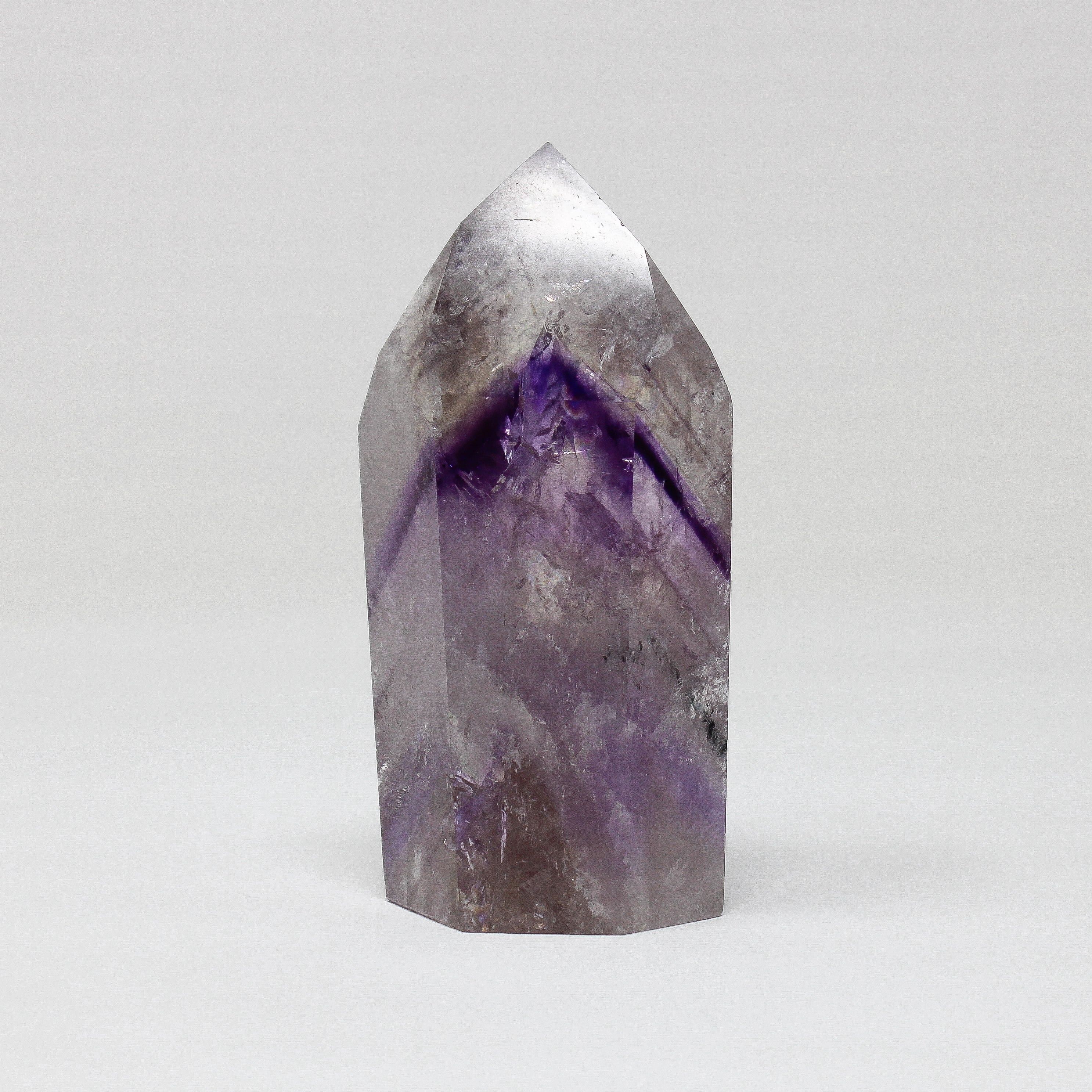 Chevron Amethyst Polished Points