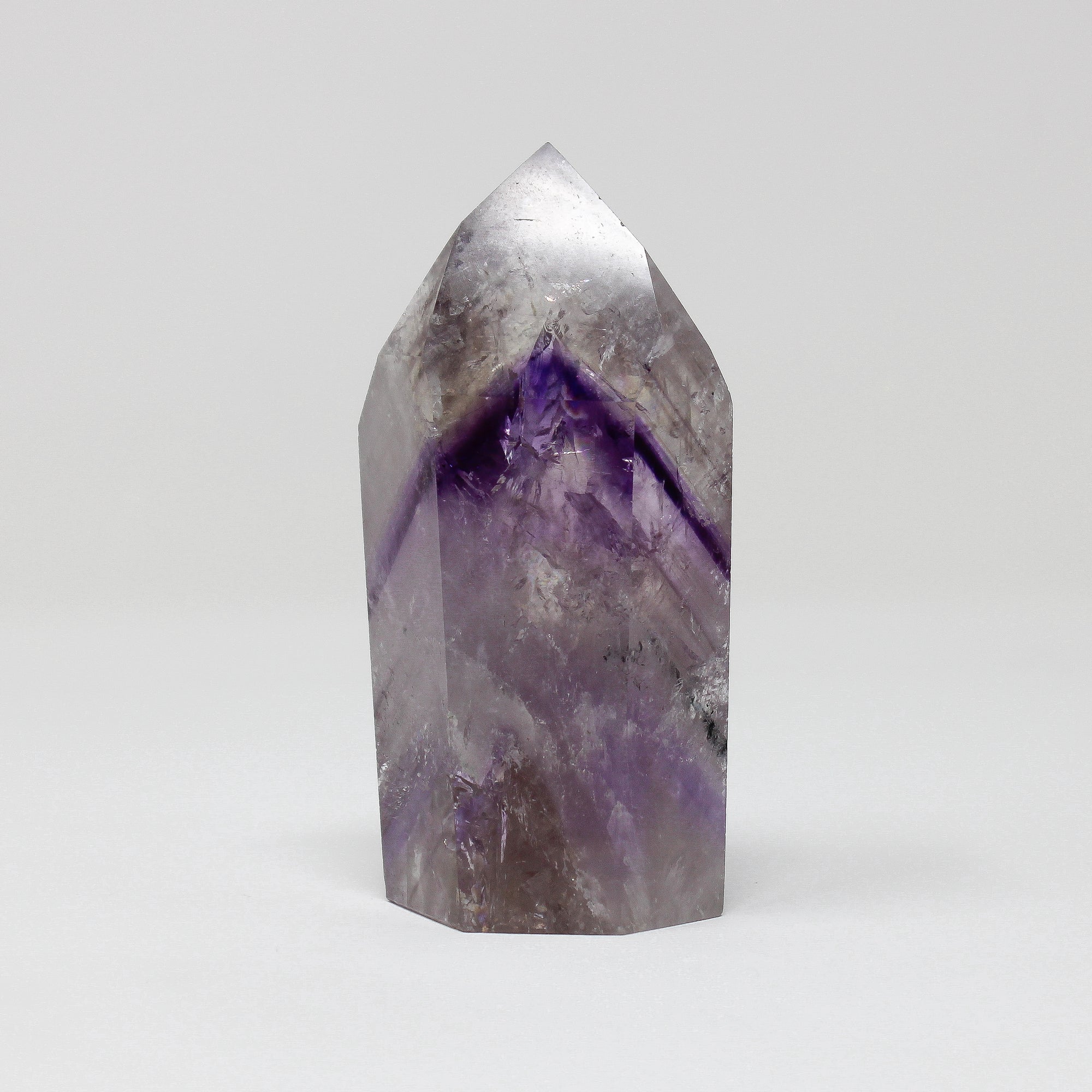 Chevron Amethyst Polished Points