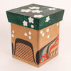 Beaver & Blossoms (Ts'áng Isgyáan X_iláay) Bentwood Box by Danielle Louise Allard (Haida)