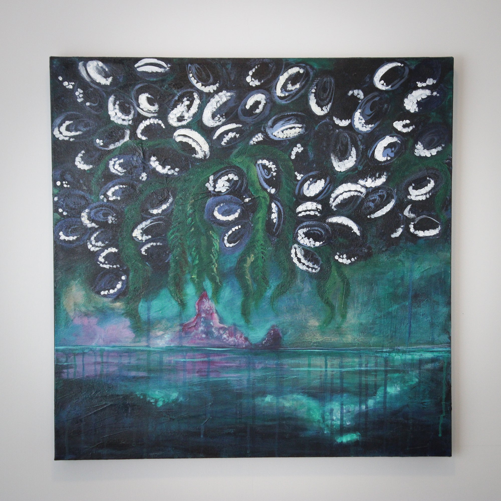 Dreamscapes - Gwaii Haanas Tl'ak'aa.uu (Barnacle) by Danielle Louise Allard (Haida)