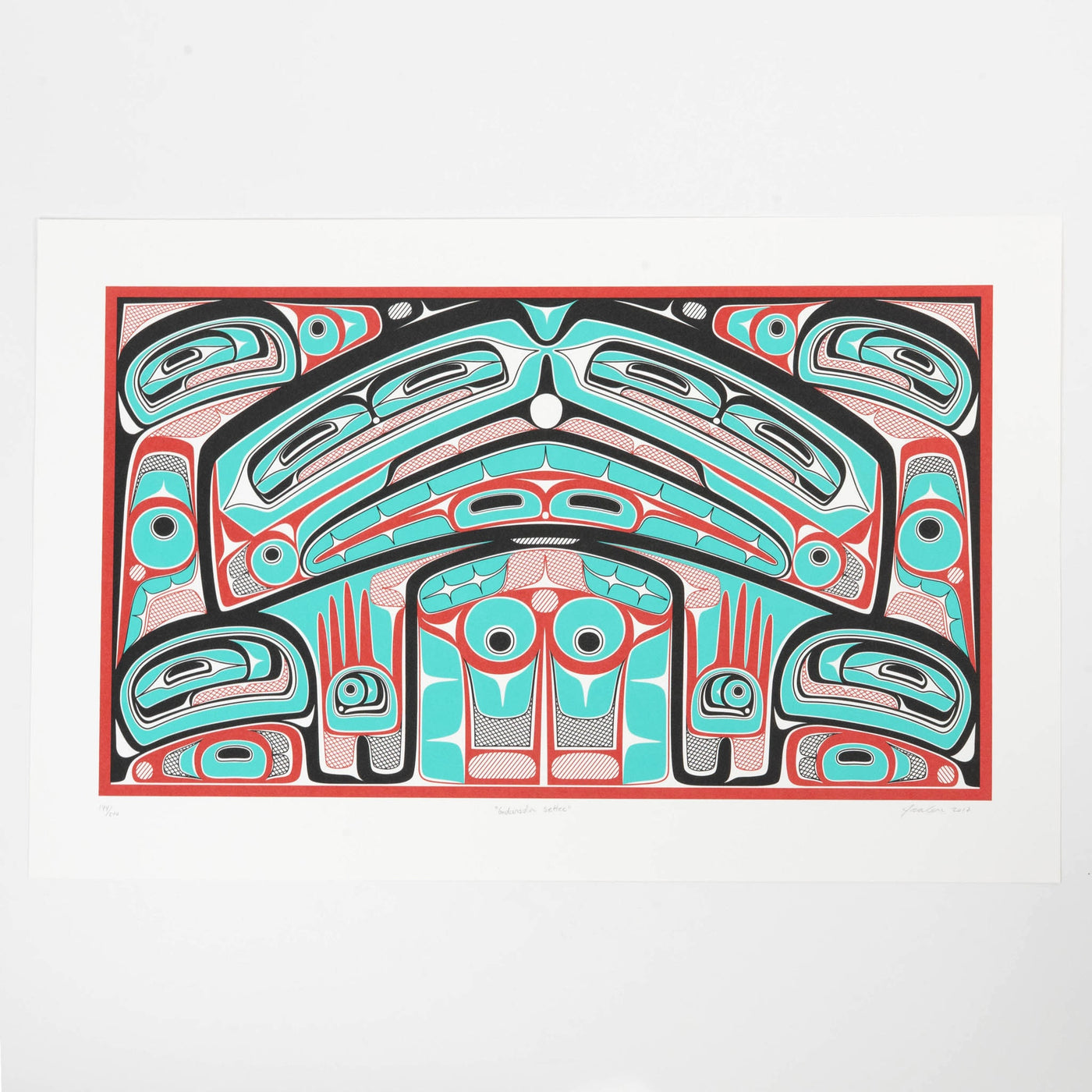 Gidansda Settee Fine Art Print by Jaalen Edenshaw (Haida)