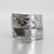 Wide Sterling Silver Orca Wrap Ring by James Sawyer (Haida) - Ring sizes 11+