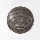 Fungus Man Mask Casting by Haida artist Cori Savard on a white back ground