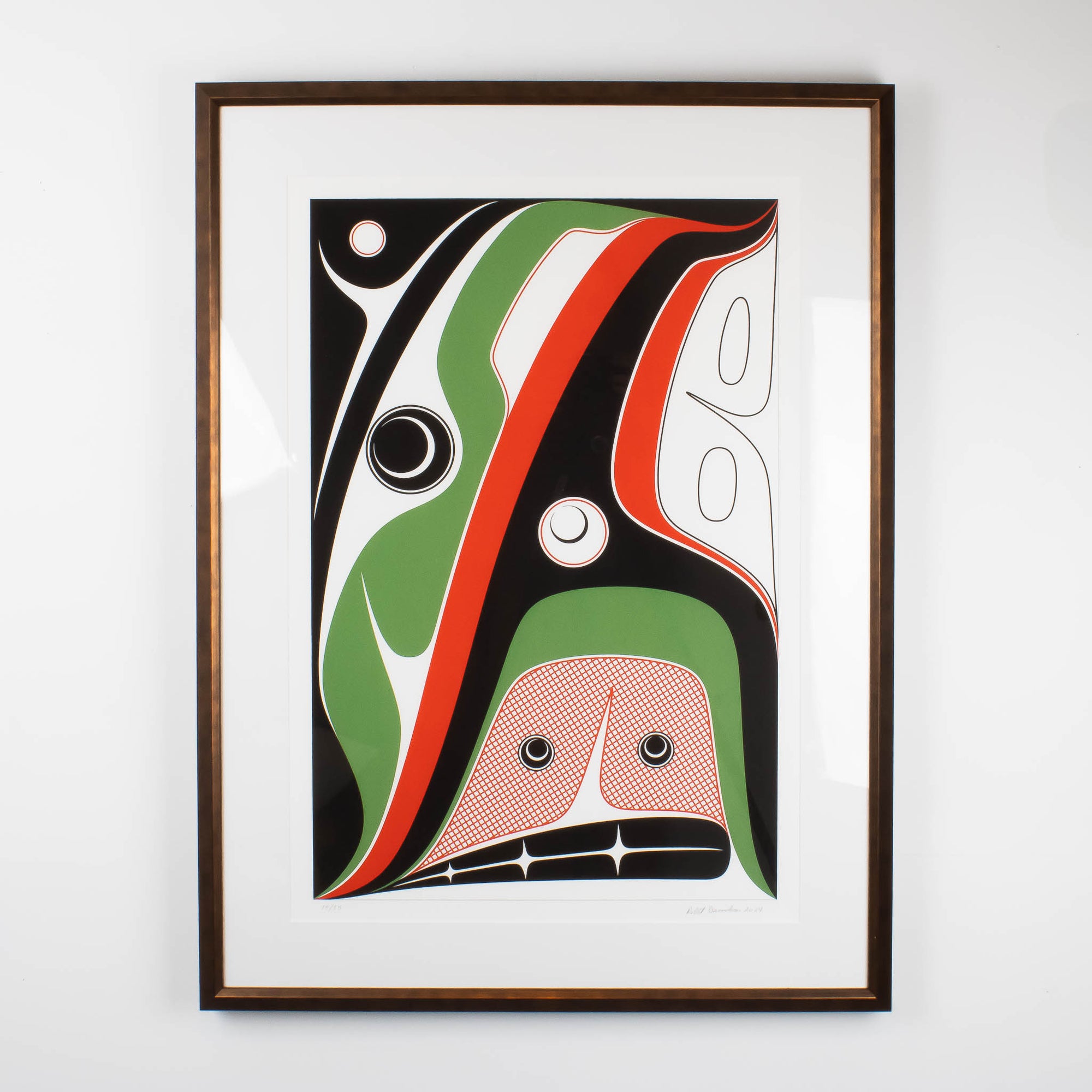 Framed Robert Davidson Hope art print