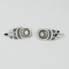 Sterling Silver Raven Wing Studs by Danika Saunders (Nuxalk)