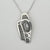 Sterling Silver Wolf Pendant by Danika Saunders (Nuxalk)