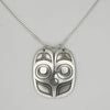 Sterling Silver Mouse Woman Pendant, by Danika Saunders (Nuxalk