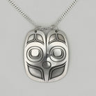 Sterling Silver Mouse Woman Pendant, by Danika Saunders (Nuxalk