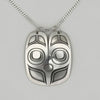 Sterling Silver Mouse Woman Pendant, by Danika Saunders (Nuxalk