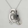 Sterling Silver Orca Pendant, by Danika Saunders (Nuxalk)