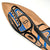K’aaxada Aal (Dogfish) Cedar Paddle by Raven Thorgeirson (Haida)