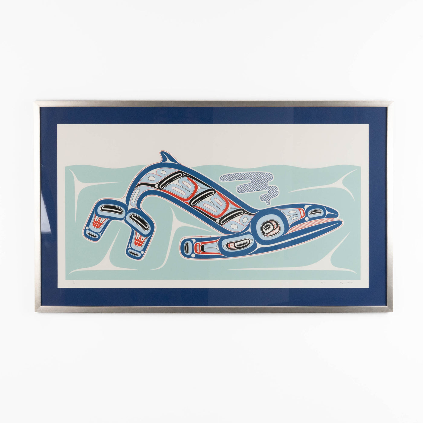Kun (Whale) | Fine Art Print | By Iljuuwaas Tyson Brown (Haida)