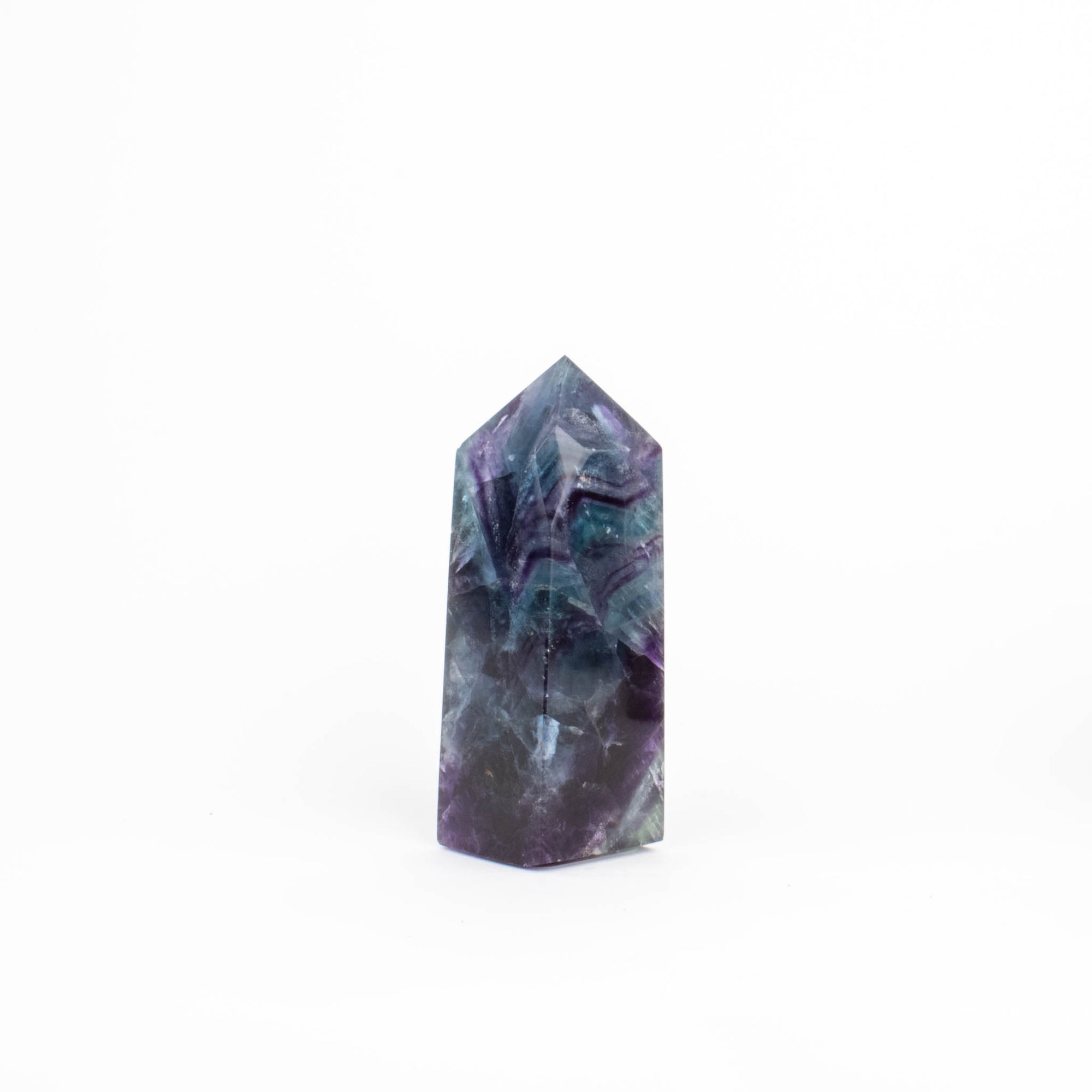 A single fluorite crystal, size medium.
