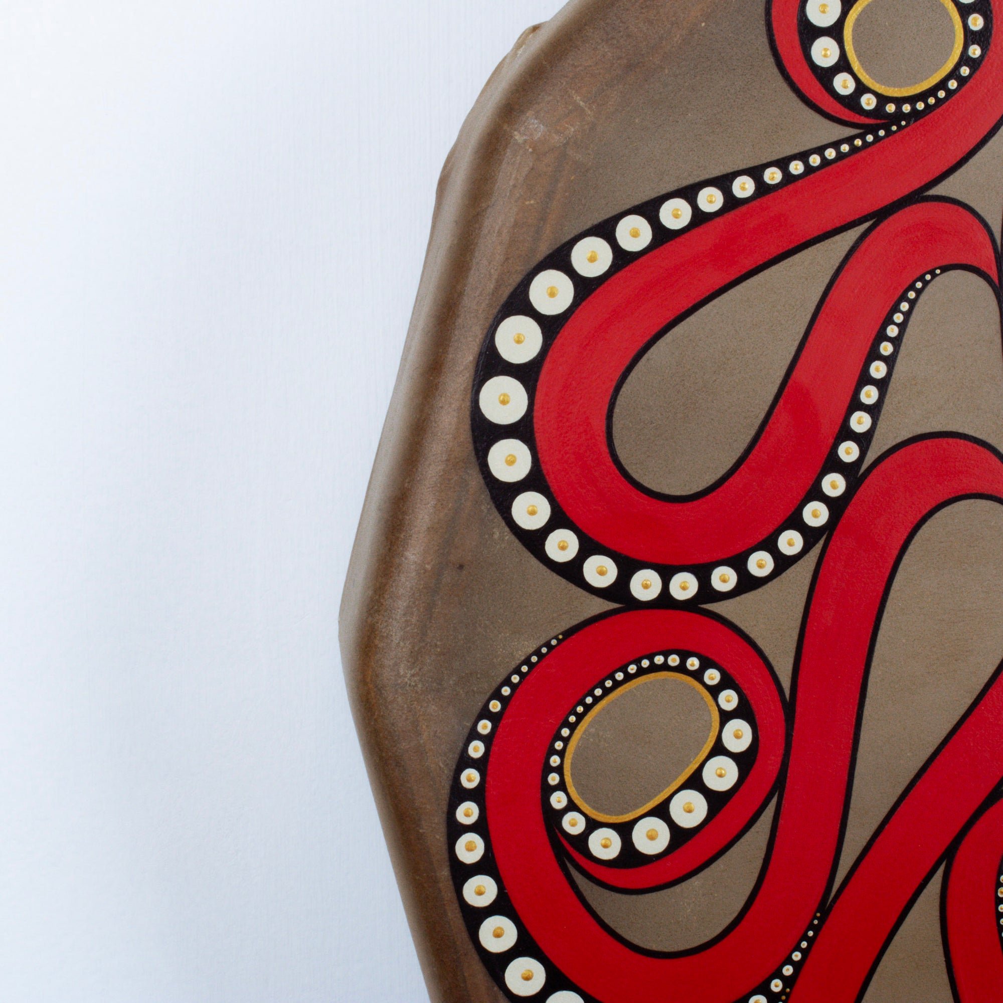 Close-up of tentacles on an octopus design