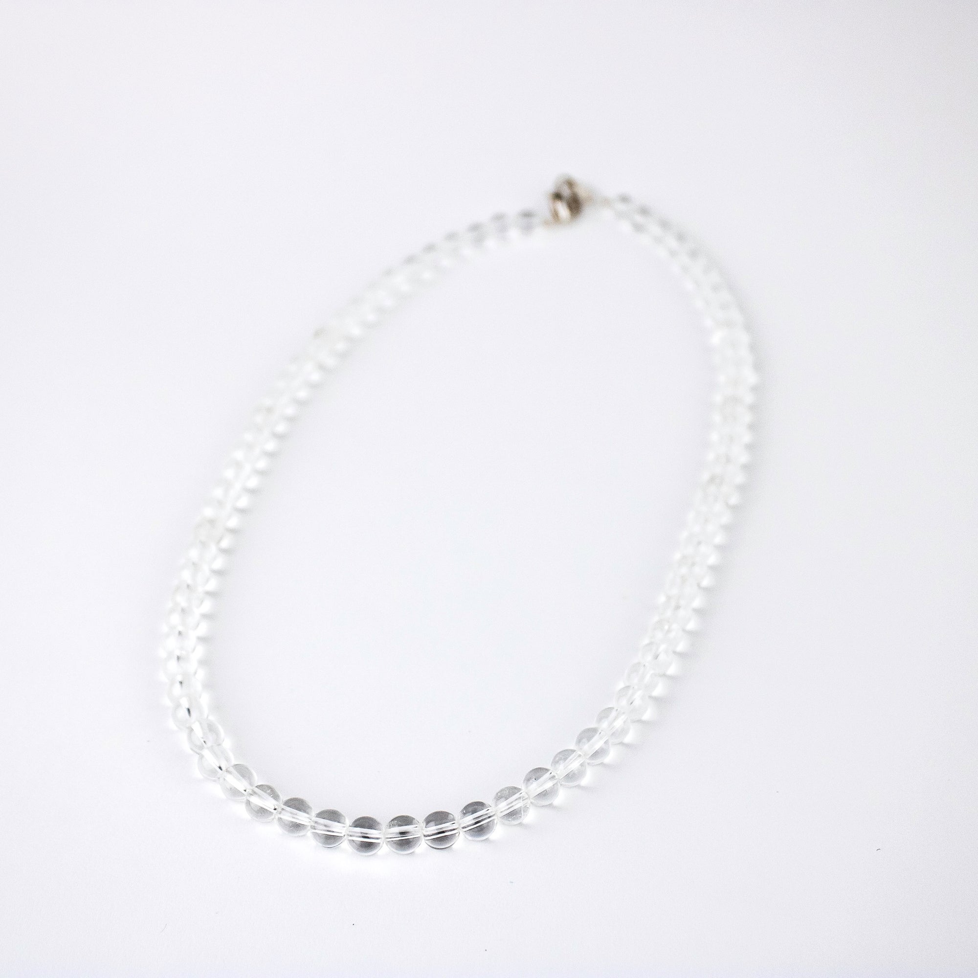 Clear Quartz Necklace Made Here on Haida Gwaii