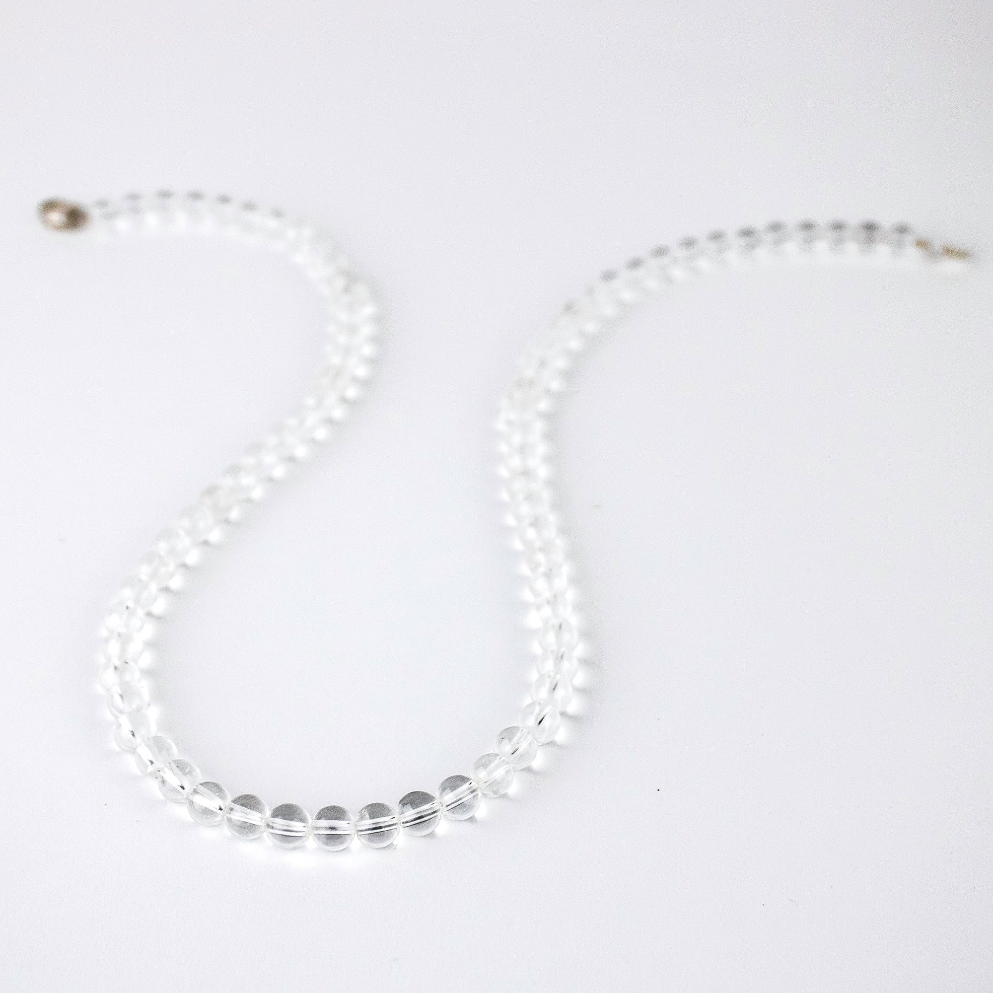 Clear Quartz Necklace Made Here on Haida Gwaii