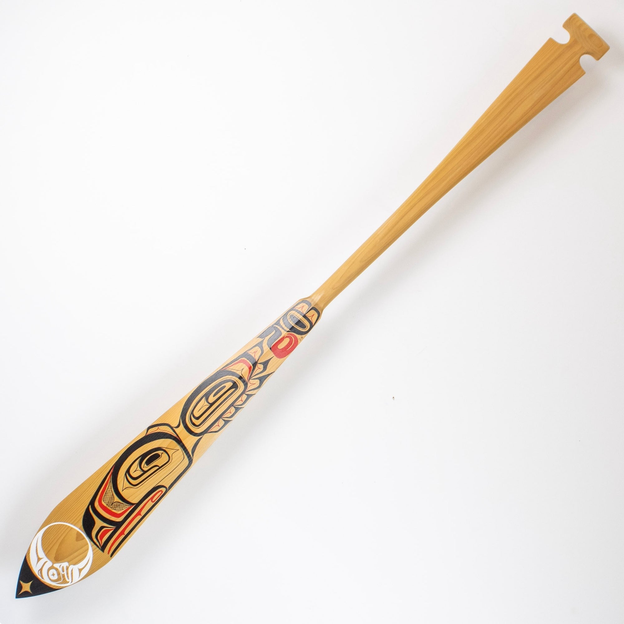 Raven and the Moon Paddle by Daisy White (Haida)