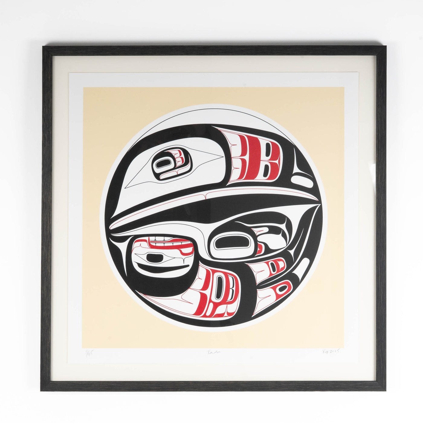 Raven and the Moon | Fine Art Print | By Reg Davidson (Haida)