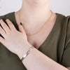 Sterling silver and gold nature inspired raven bracelet by agnes seaweed wisden