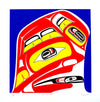 Fine art limited edition print #1 in a #3 series print by local Haida, Haida Gwaii artist Reg Davidson.