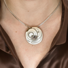 Sterling Silver Salmon Egg Pendant by Danika Saunders (Nuxalk)