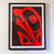 Sea Anemone Art Print by Robert Davidson (Haida) - Framed