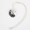 Haida Carver and Jeweller Alvin Adkins Sterling Silver Raven Pendant with 3mm curb chain
