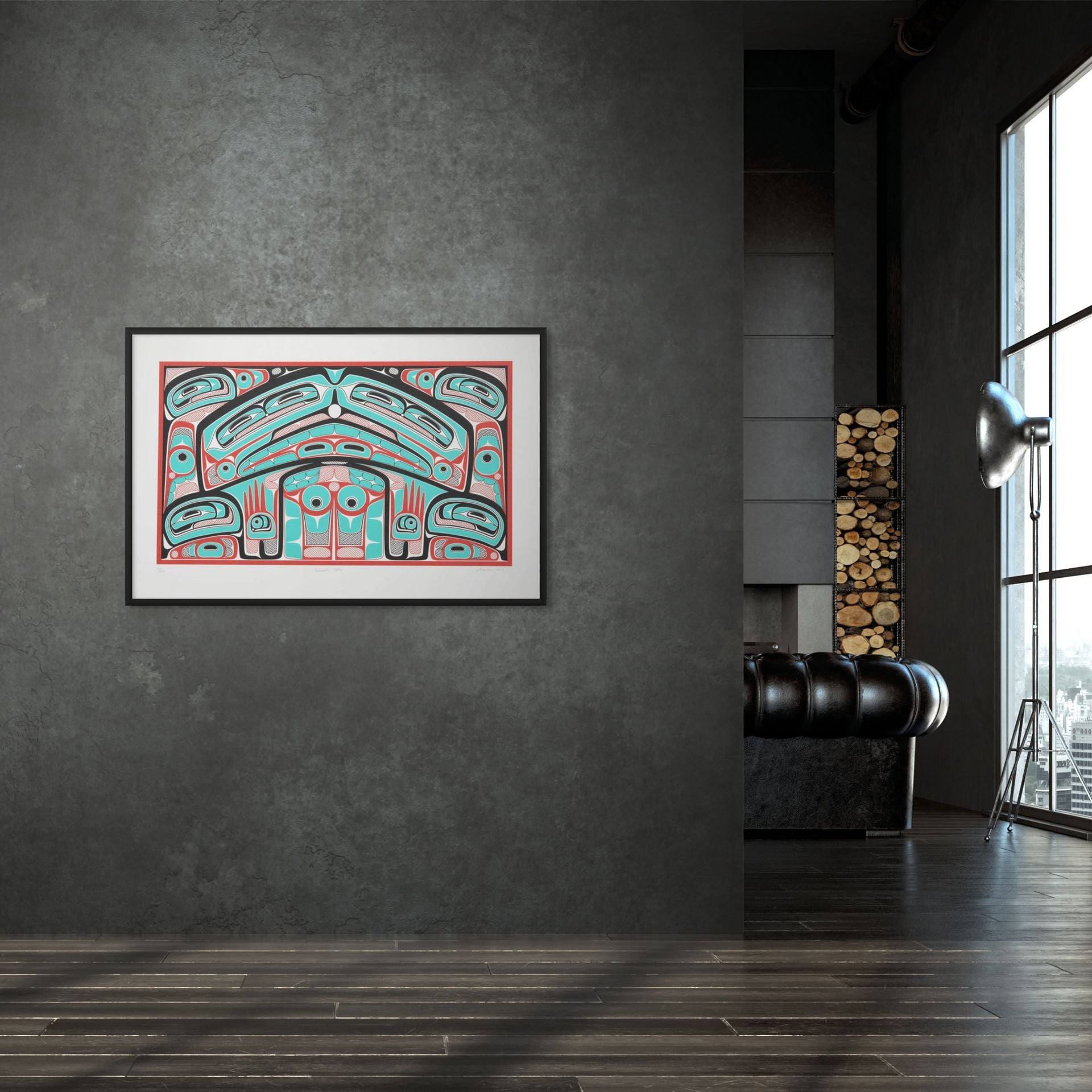 Gidansda Settee Fine Art Print by Jaalen Edenshaw (Haida)